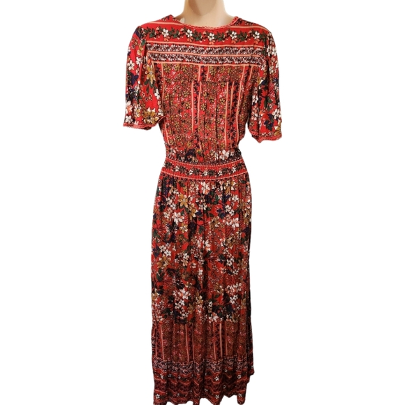 LABEL OF LOVE 🔖NWT!  "London" Floral High Low Maxi Dress - Size S - Picture 7 of 12